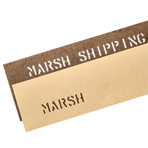 Marsh Canary Stencil Board