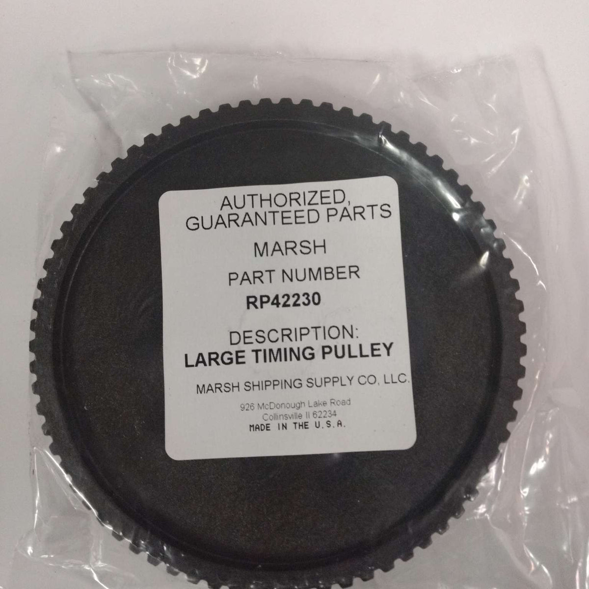 Ts404 RP42230 Large Timing Pulley – Alpha Industrial Supplies, Inc.